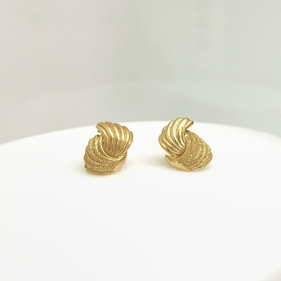 BROQUELES PAR ORO 14 K 4,20 GRMS (SEMINUEVO)