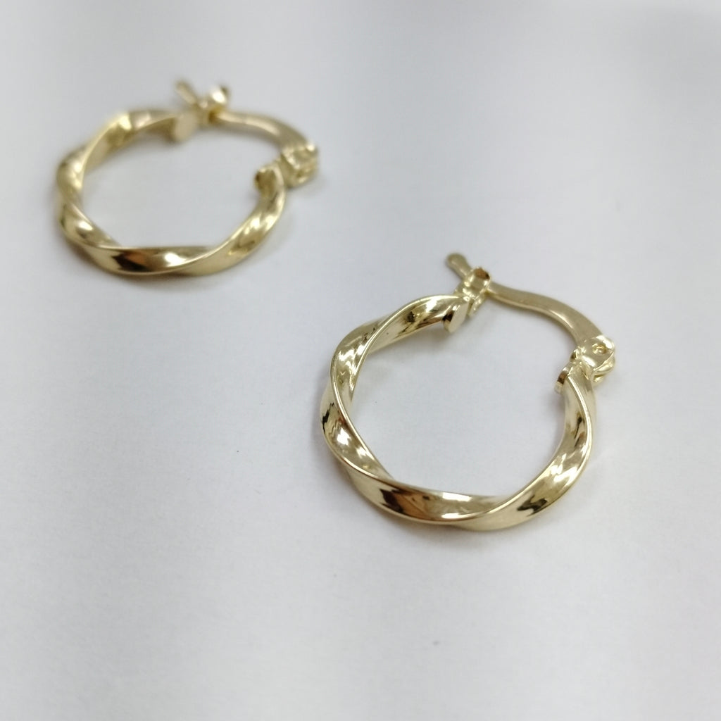 ARETES ARRACADAS TORZAL 14K 1.1 GR (NUEVO)