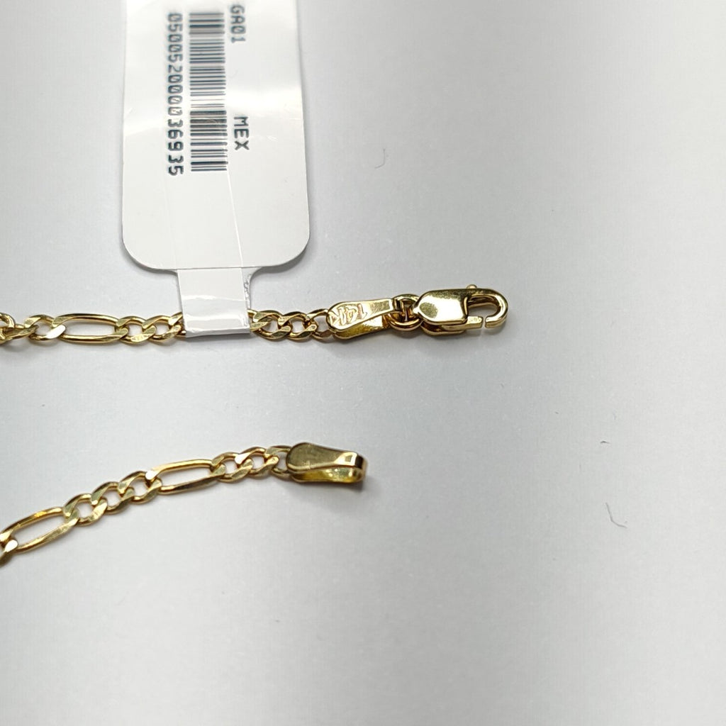 PULSERA ESCLAVA 3X1 14K 16 CM 2.8 GR (NUEVO)