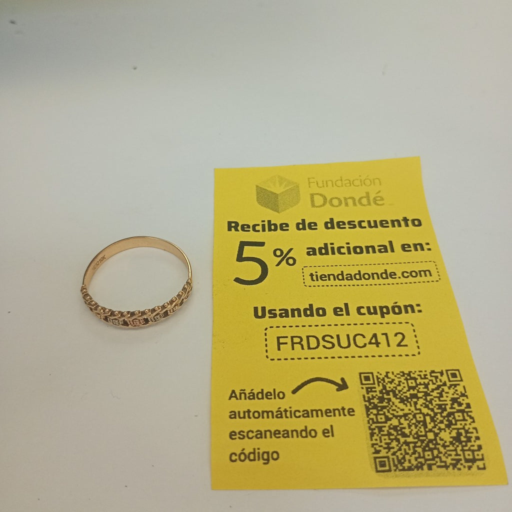 ANILLITO ORO 10 K 1.9 GRMS (SEMINUEVO)