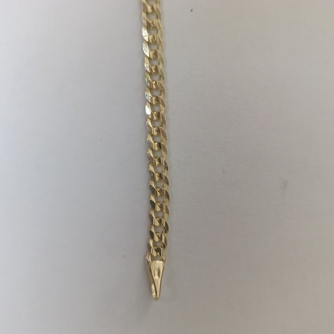 PULSERA BARBADA 14K 18 CM 3.2 GR (NUEVO)