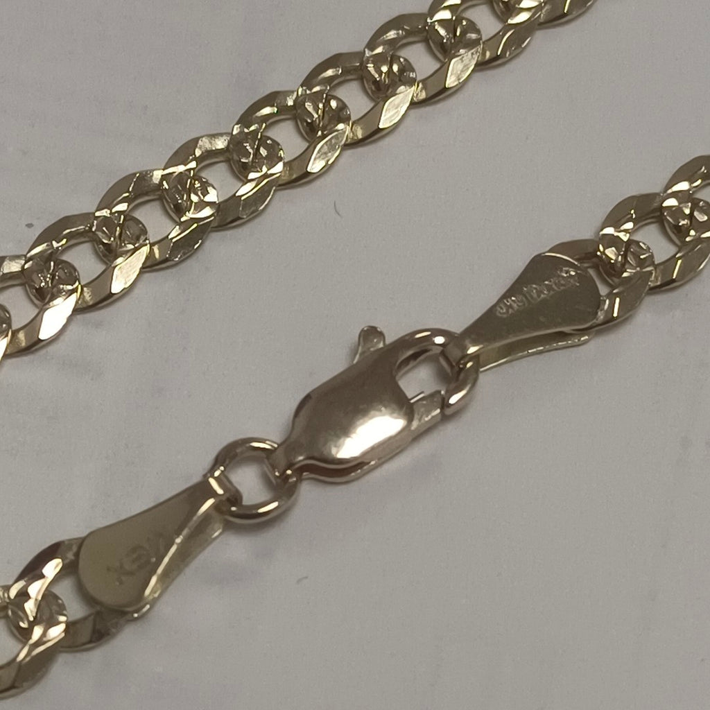 CADENA BARBADA 14K 60 CM 20.5 GR (NUEVO)