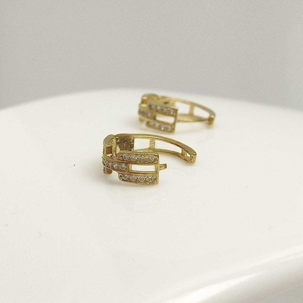 ARRACADAS PAR ORO 14 K 2,20 GRMS (SEMINUEVO)