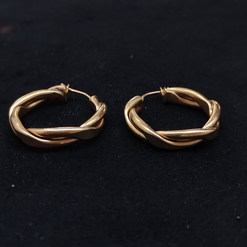 ARRACADAS PAR ORO 10 K 3,30 GRMS (SEMINUEVO)