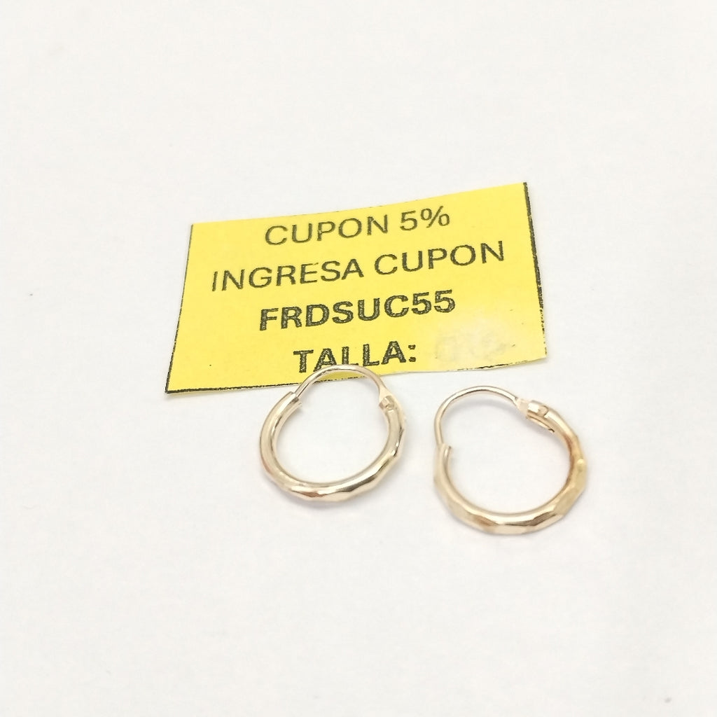 ARRACADAS PAR ORO 14 K 0,70 GRMS (SEMINUEVO)