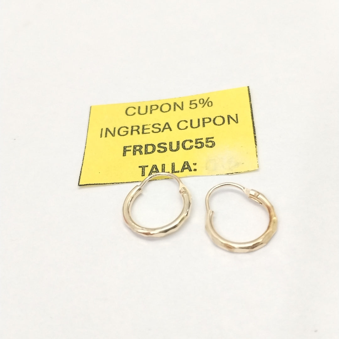 ARRACADAS PAR ORO 14 K 0,70 GRMS (SEMINUEVO)