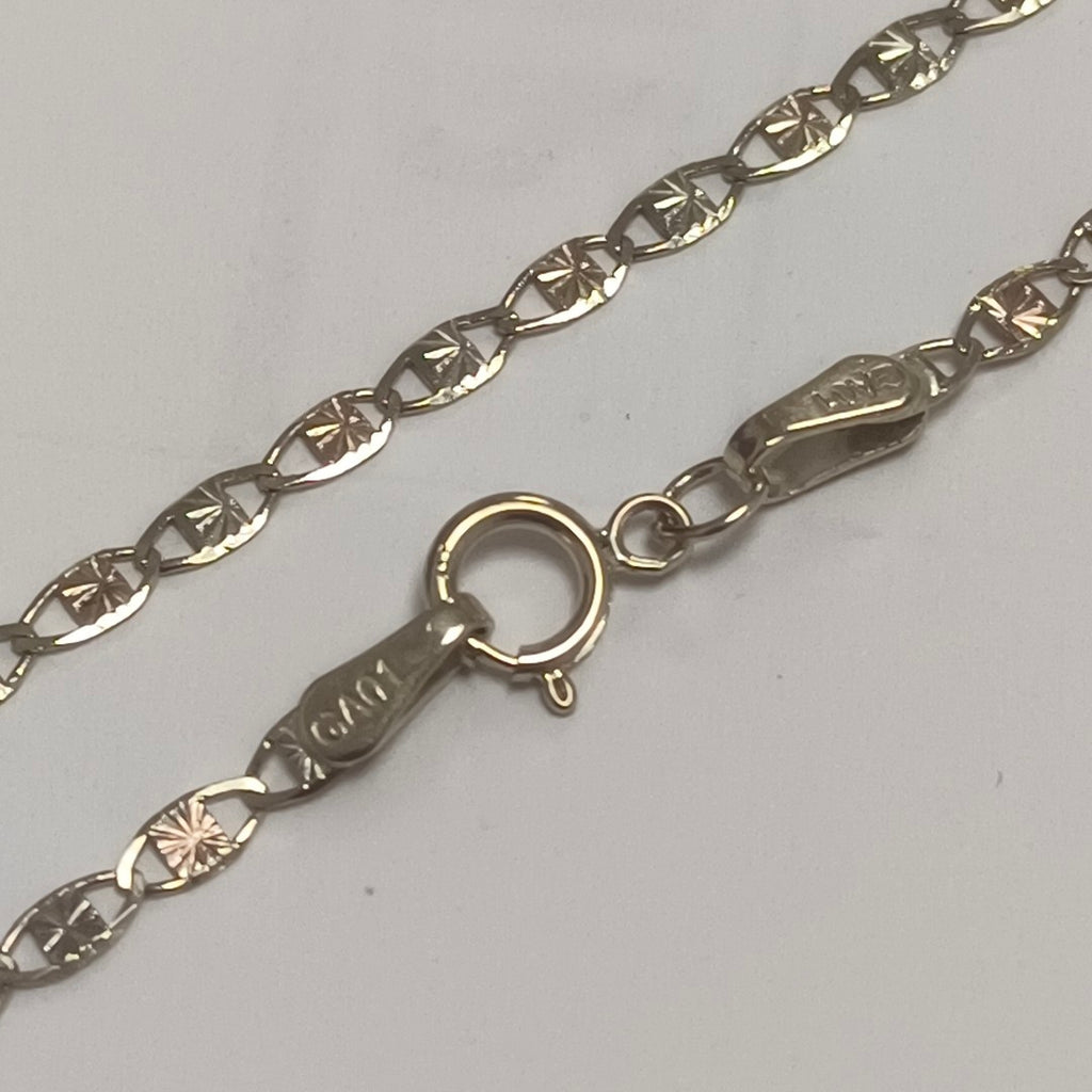 CADENAS TEJIDO GUCHI ORO 10K 55 CM 2.9 GR (NUEVO)