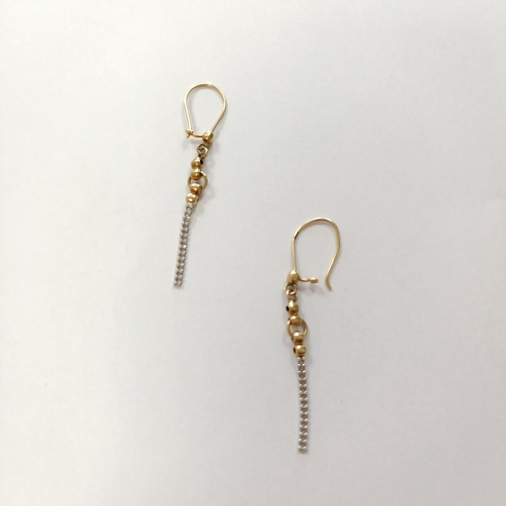 ARETES PAR ORO 14 K 1,50 GRMS (SEMINUEVO)