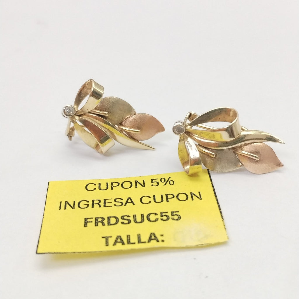 ARETES PAR ORO 14 K 4,40 GRMS (SEMINUEVO)