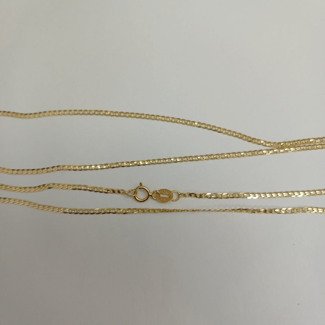 CADENAS BARBADA AMARILLA ORO 14K 2.2 (NUEVO)