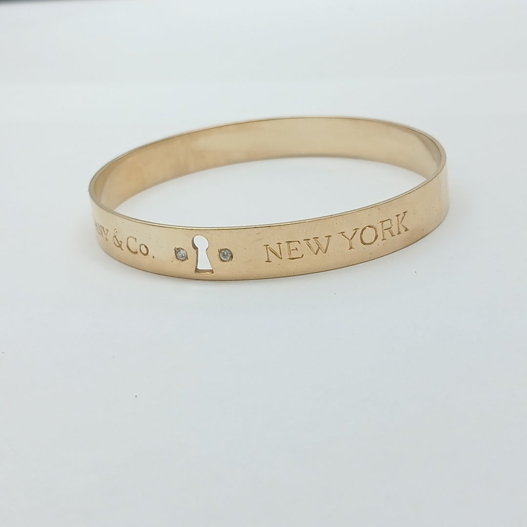 PULSERA RIGIDA ORO 14 K 26,60 GRMS (SEMINUEVO)