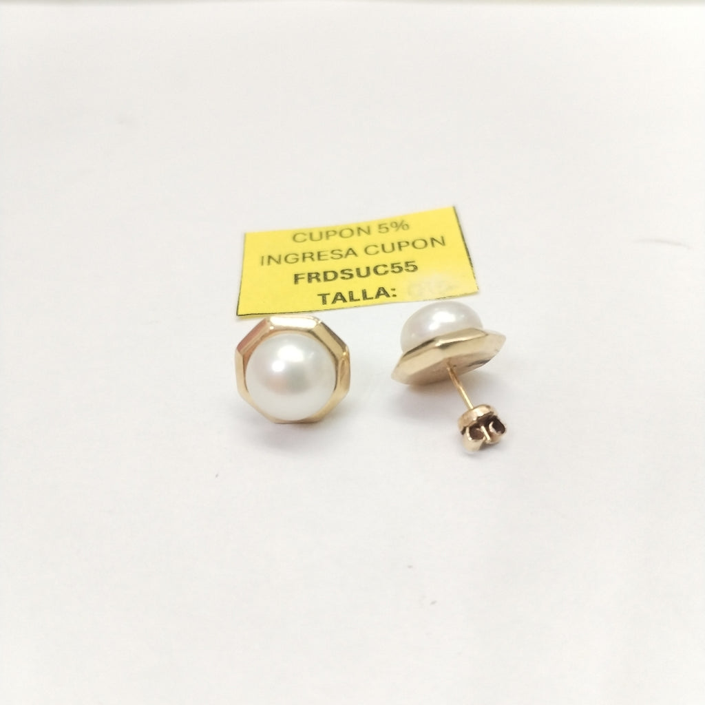 BROQUELES PAR ORO 14 K 3,50 GRMS (SEMINUEVO)