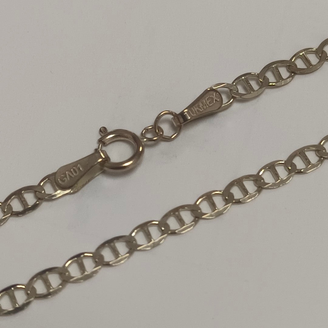 CADENAS TEJIDO GUCHI ORO 10K 55 CM 4.1 GR (NUEVO)