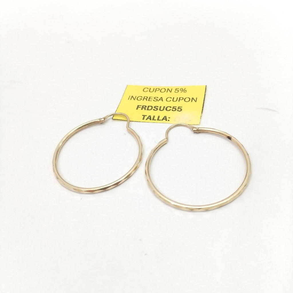 ARRACADAS PAR ORO 14 K 2,40 GRMS (SEMINUEVO)