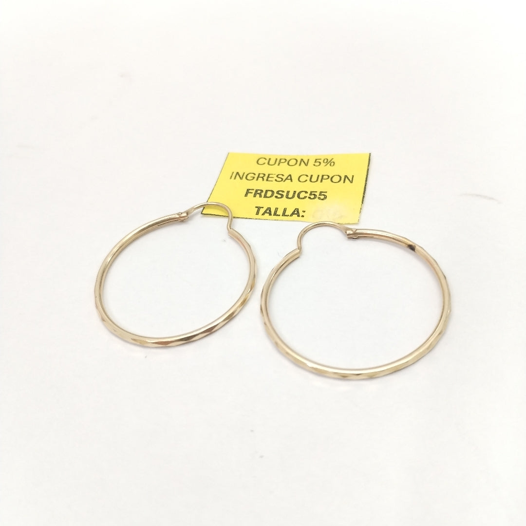 ARRACADAS PAR ORO 14 K 2,40 GRMS (SEMINUEVO)