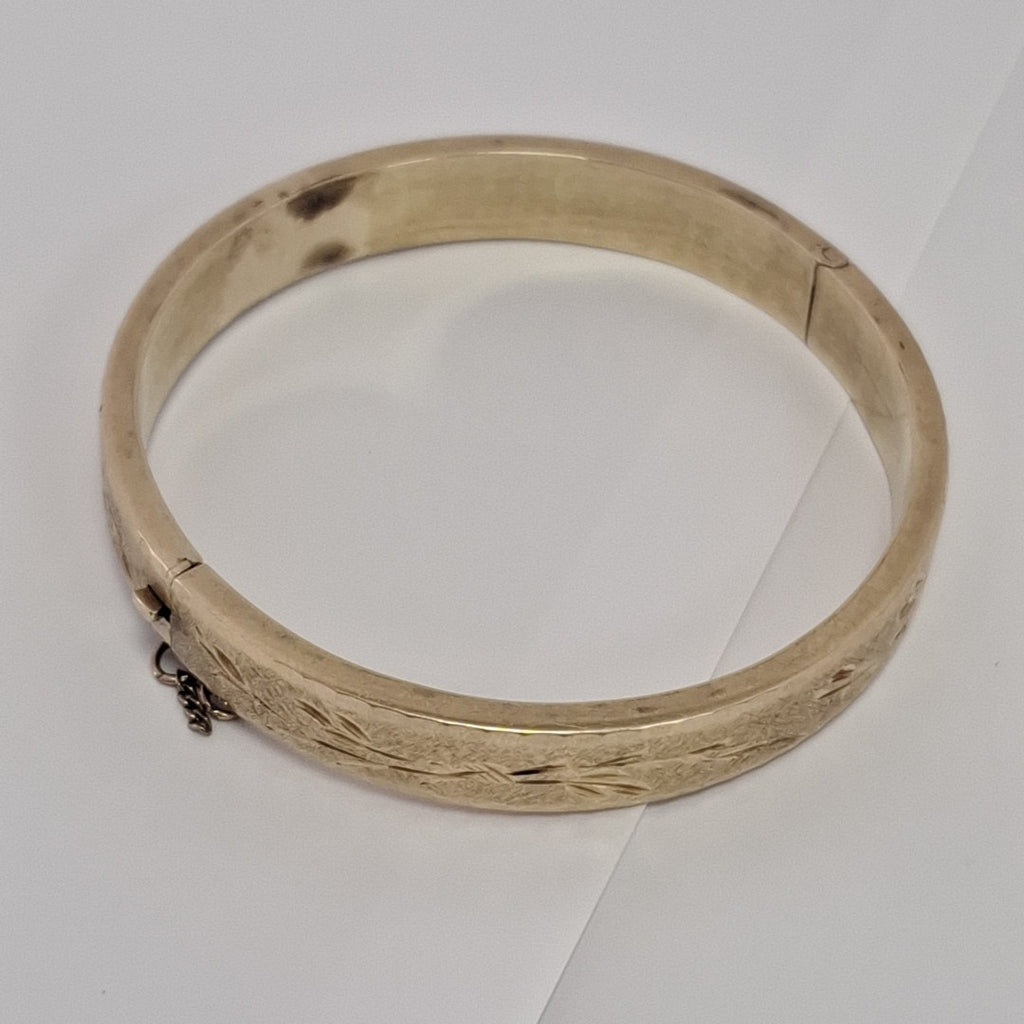 PULSERA RIGIDA ORO 14 K 23.2 GRMS (SEMINUEVO)