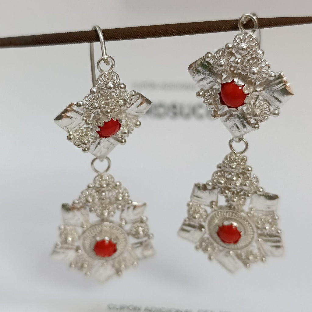 ARETES PAR PLATA 17.7 GRMS (SEMINUEVO)