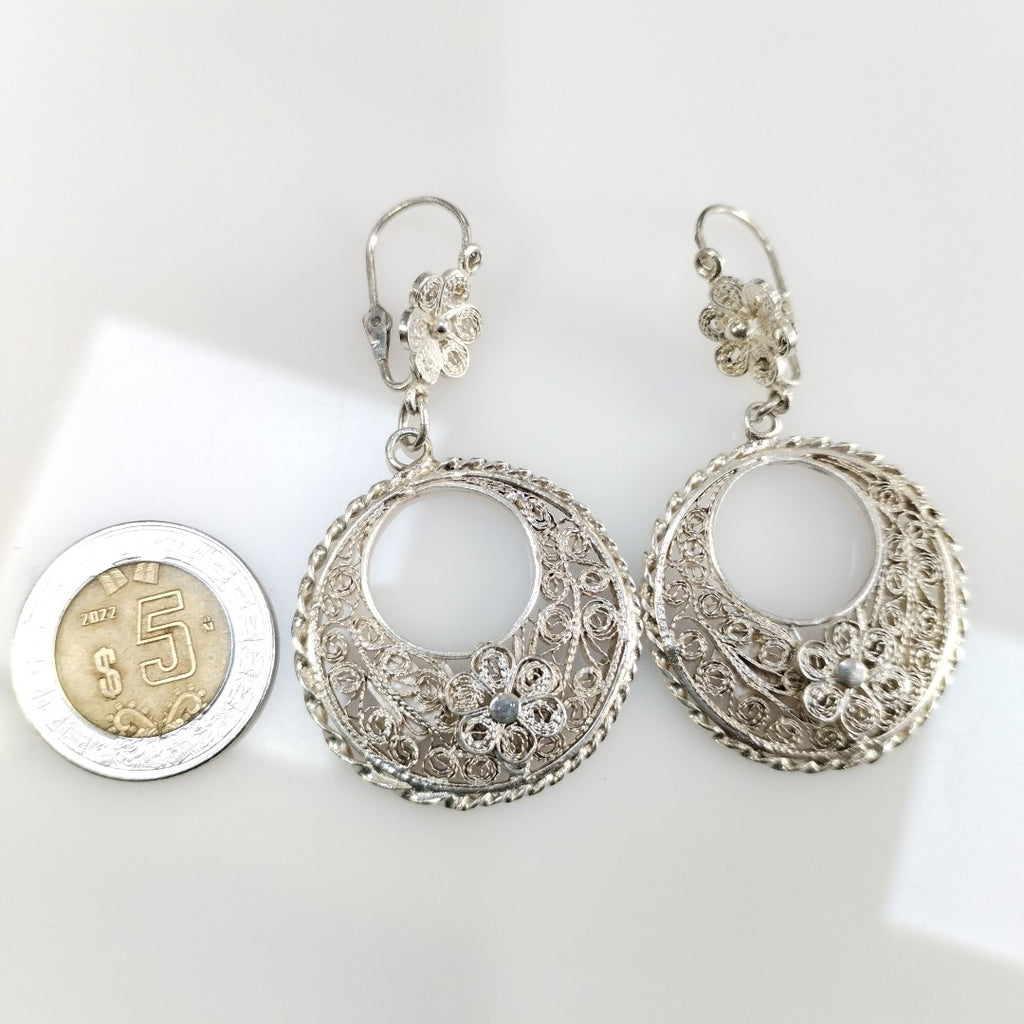 ARETES PAR PLATA 17.4 GRMS (SEMINUEVO)