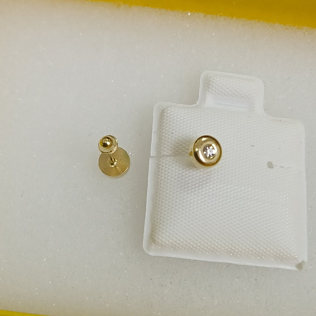 BROQUELES BROQUEL C CIRCONIA 14K 0.27 GR (NUEVO)