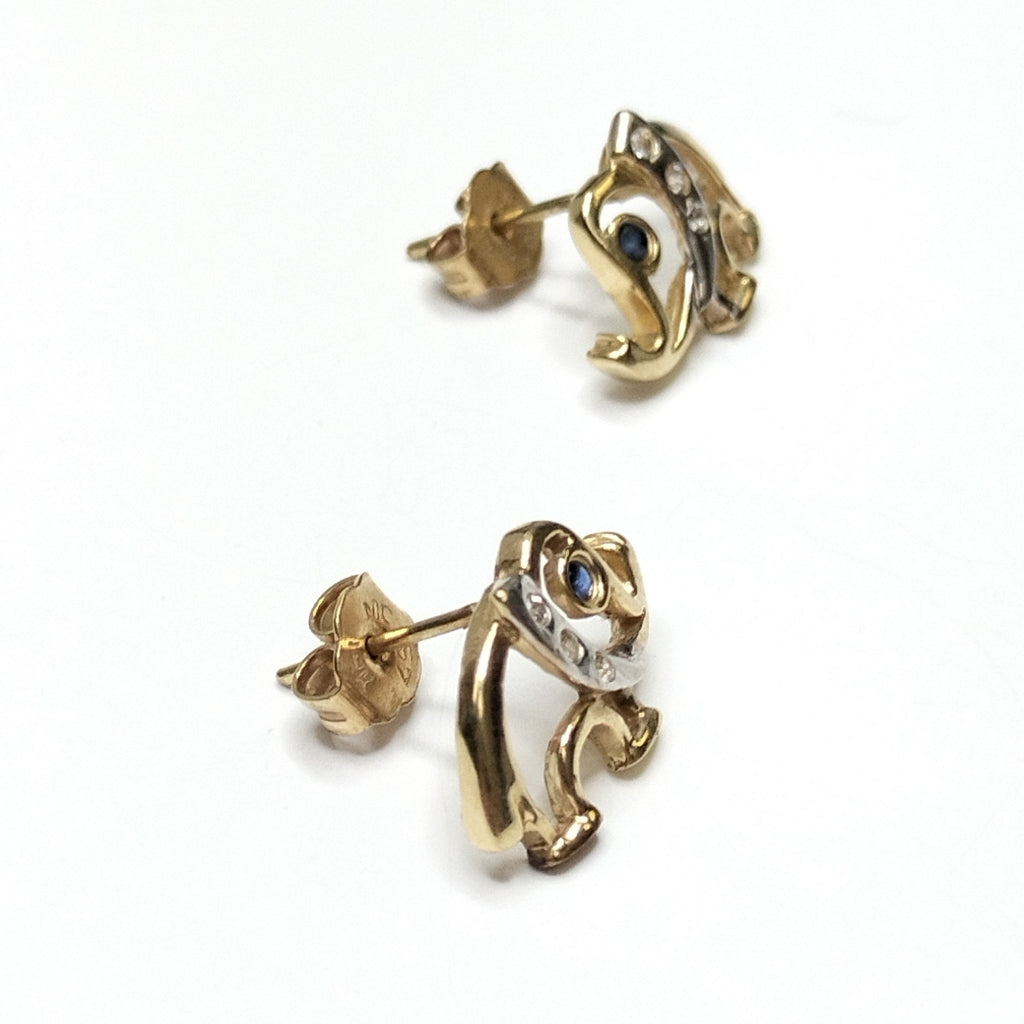 BROQUELES PAR ORO 14 K 2.6 GRMS (SEMINUEVO)