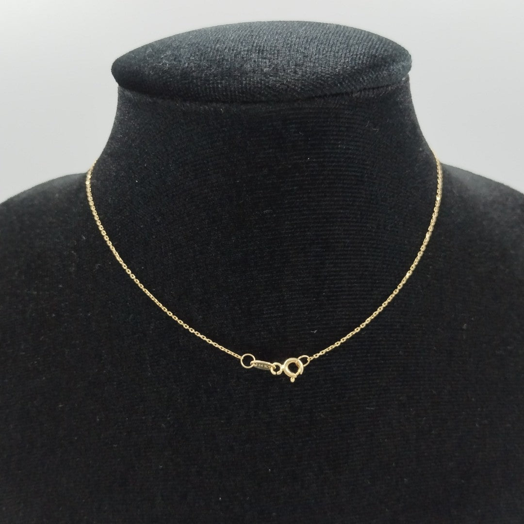 GARGANTILLA ORO 14 K 1.7 GRMS (SEMINUEVO)