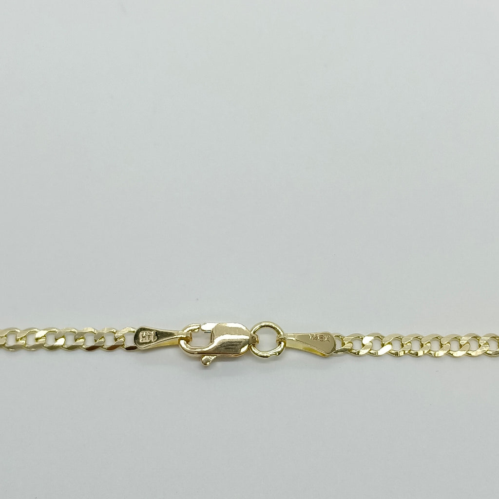 CADENA BARBADA 14K 60 CM 5.9 GR (NUEVO)