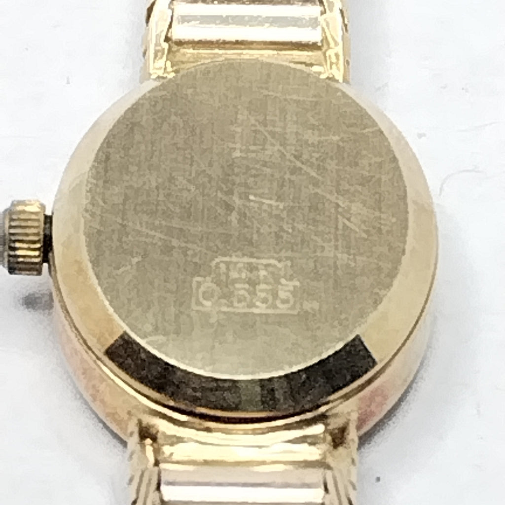 RELOJ CAJA ACERO PULSO ORO ORO 14 K 18.9 GRMS (SEMINUEVO)
