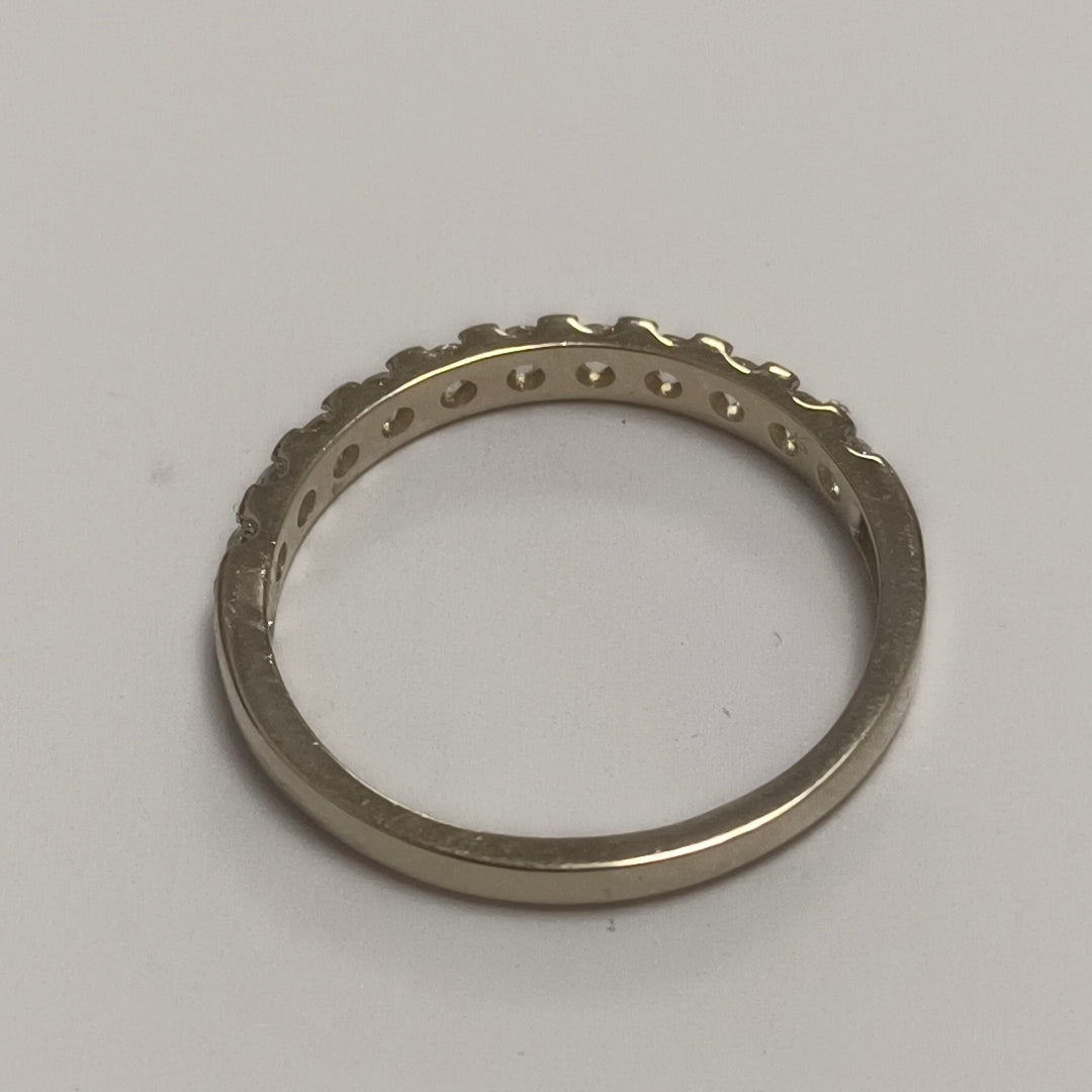 ANILLO ANILLITO MEDIA CHURUMBELA 14K 9 TALLA 2.2 GR (NUEVO)