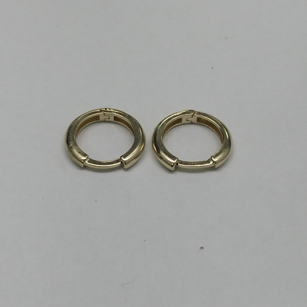 ARETES ARRACADAS LISAS 10K 1.1 GR (NUEVO)