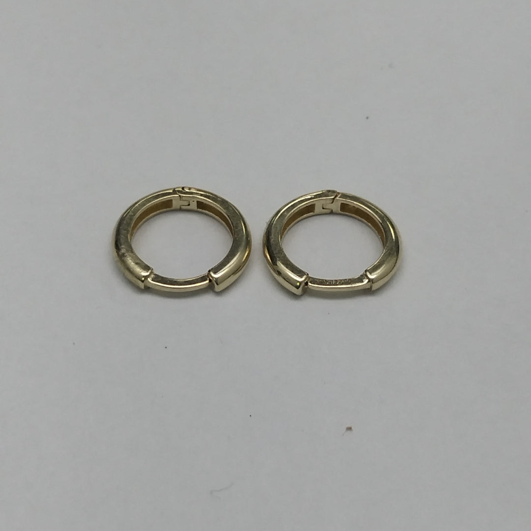 ARETES ARRACADAS LISAS 10K 1.1 GR (NUEVO)