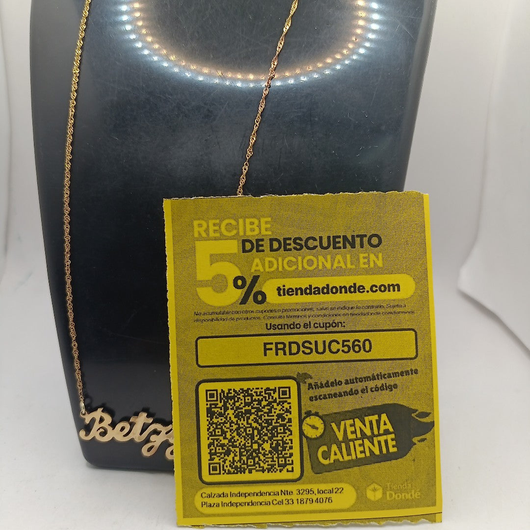 CADENA ORO 10 K 2.3 GRMS (SEMINUEVO)