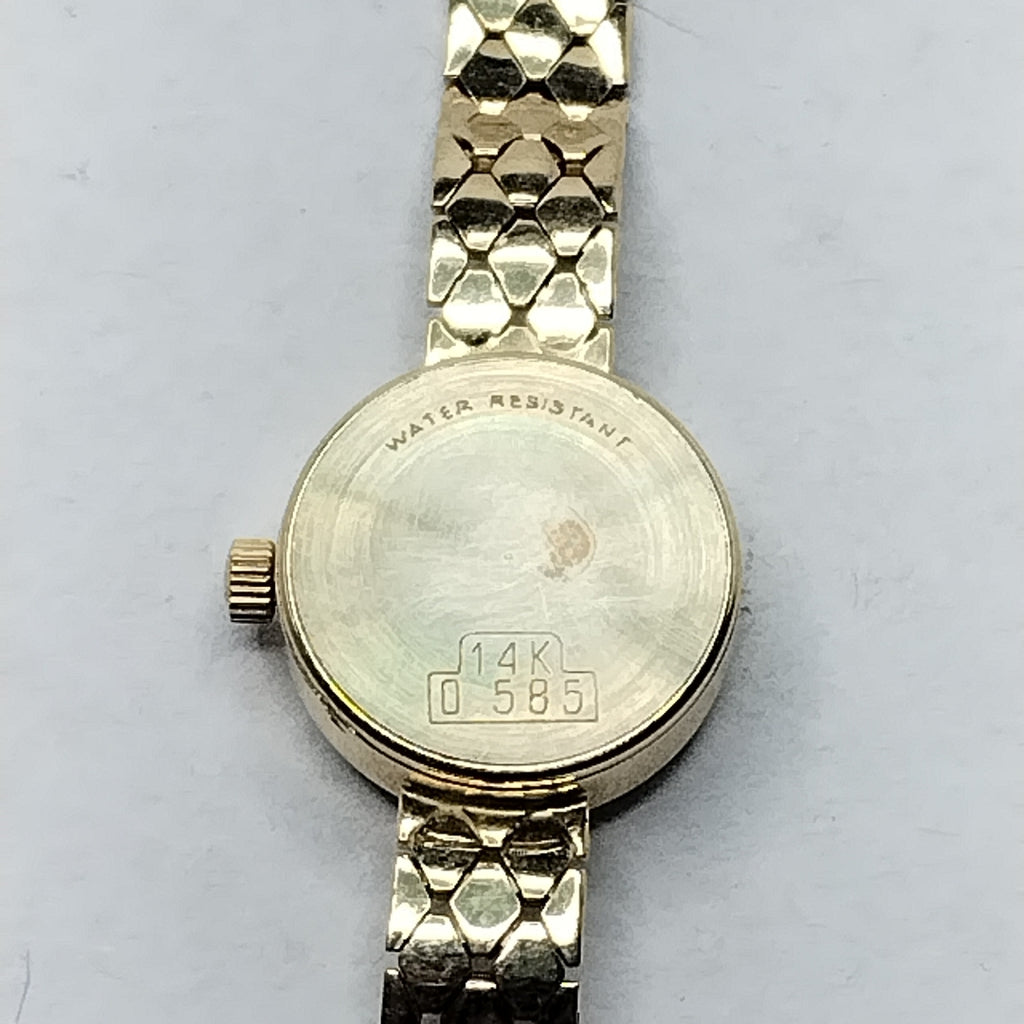RELOJ CAJA ACERO PULSO ORO ORO 14 K 13.1 GRMS (SEMINUEVO)