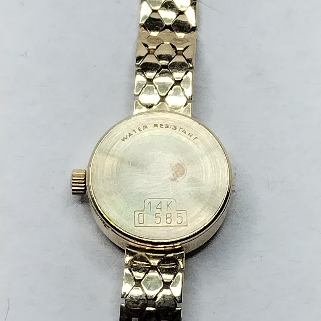 RELOJ CAJA ACERO PULSO ORO ORO 14 K 13.1 GRMS (SEMINUEVO)