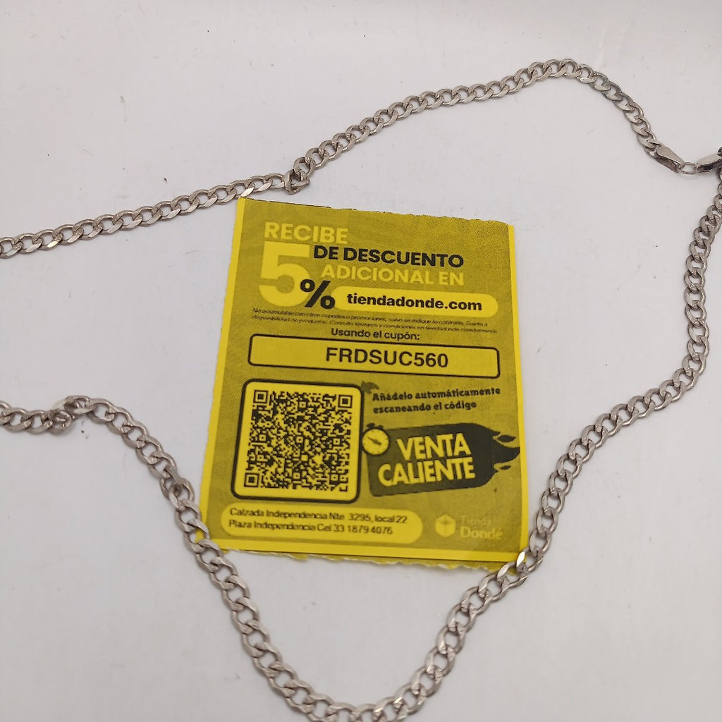 CADENA PLATA 16,60 GRMS (SEMINUEVO)