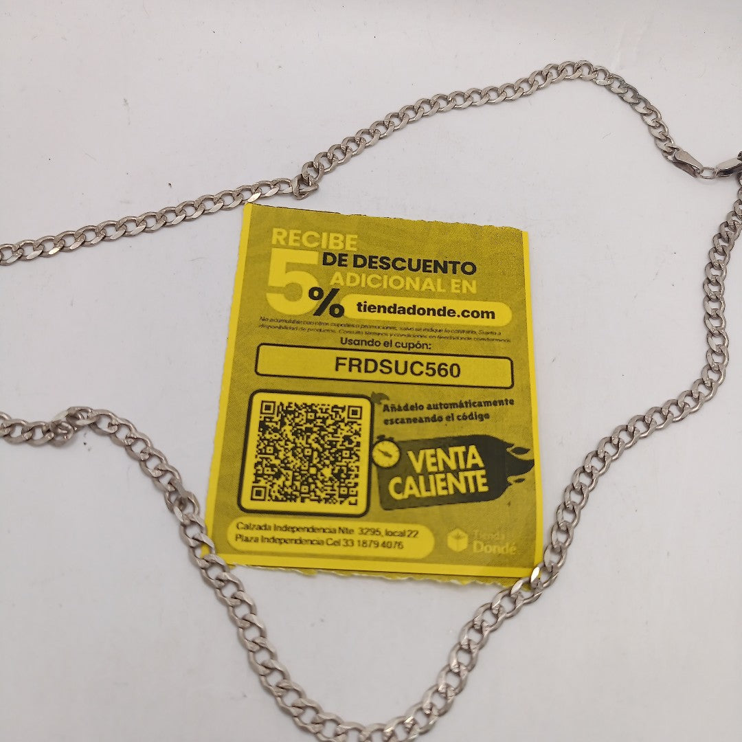 CADENA PLATA 16,60 GRMS (SEMINUEVO)