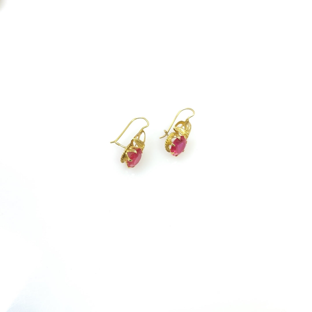 ARETES PAR ORO 18 K 3,50 GRMS (SEMINUEVO)
