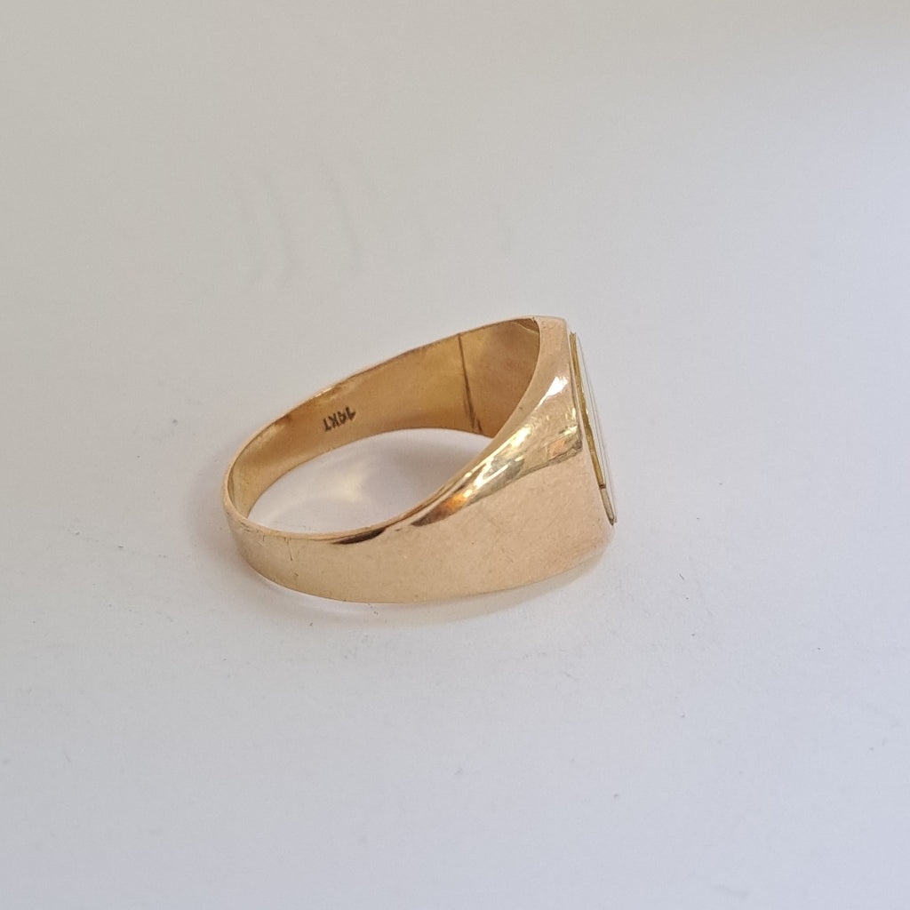 ANILLO ORO 14 K 6,90 GRMS (SEMINUEVO)
