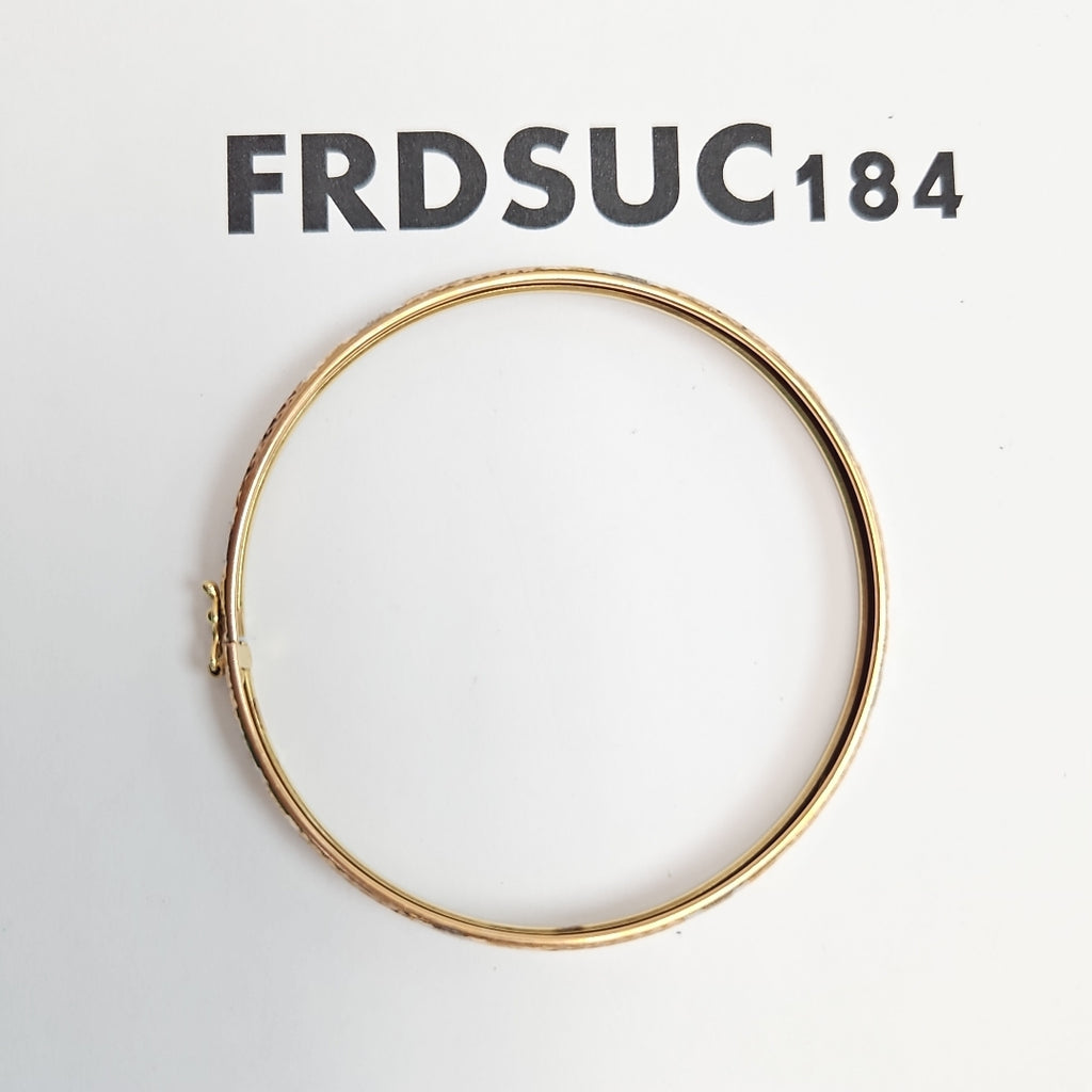 PULSERA RIGIDA ORO 10 K 4.7 GRMS (SEMINUEVO)