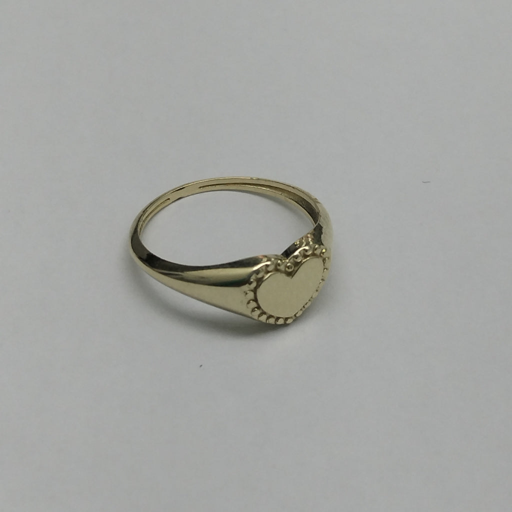 ANILLOS ANILLITO FIG CORAZON 10K TALLA 7 1.7 GR (NUEVO)