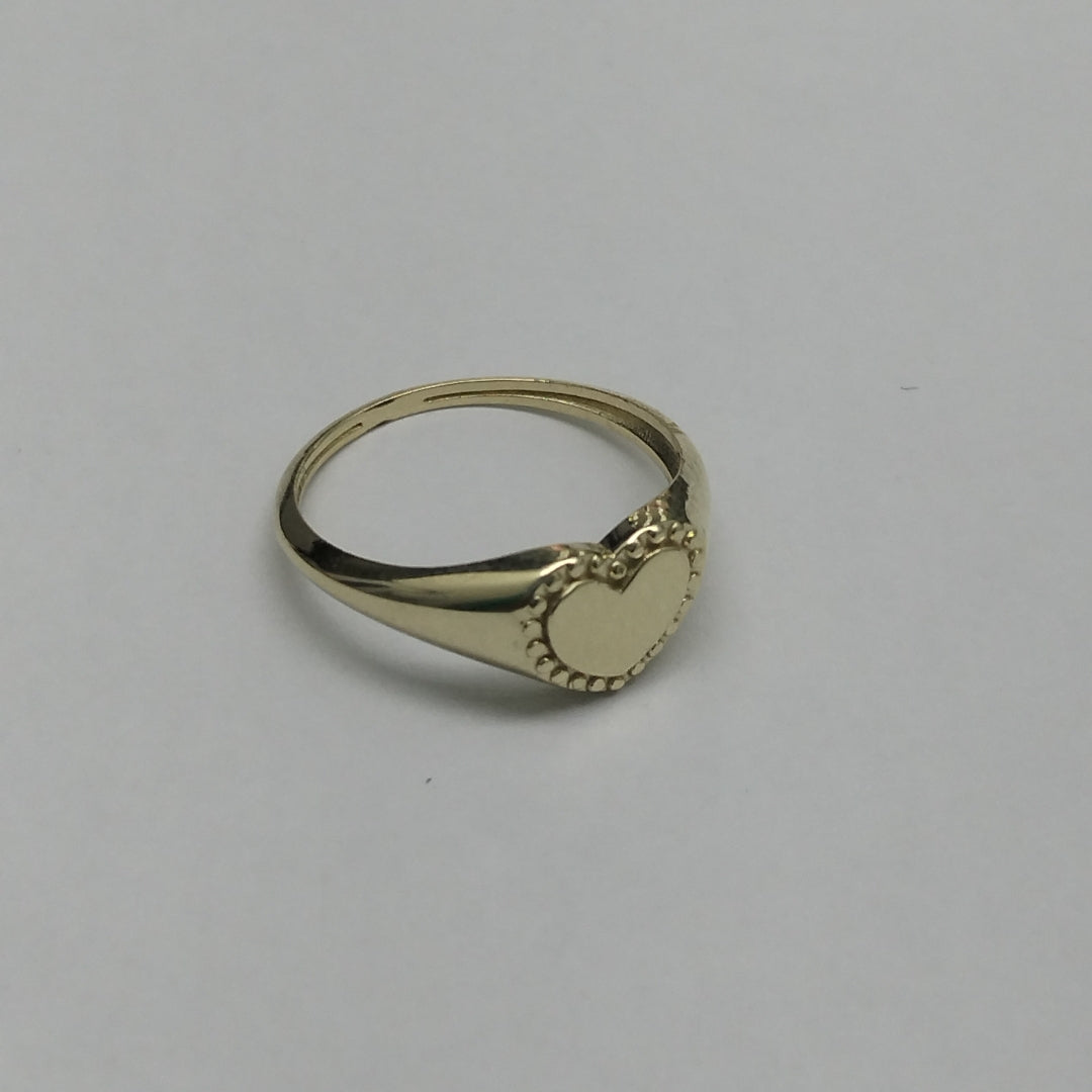 ANILLOS ANILLITO FIG CORAZON 10K TALLA 7 1.7 GR (NUEVO)