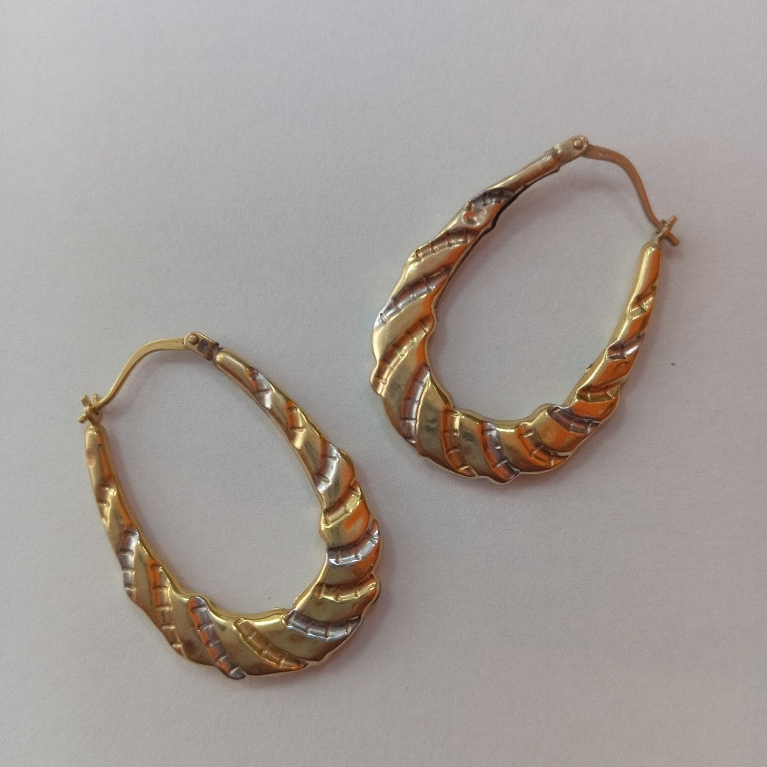 ARRACADAS PAR ORO 10 K 1.5 GRMS (SEMINUEVO)