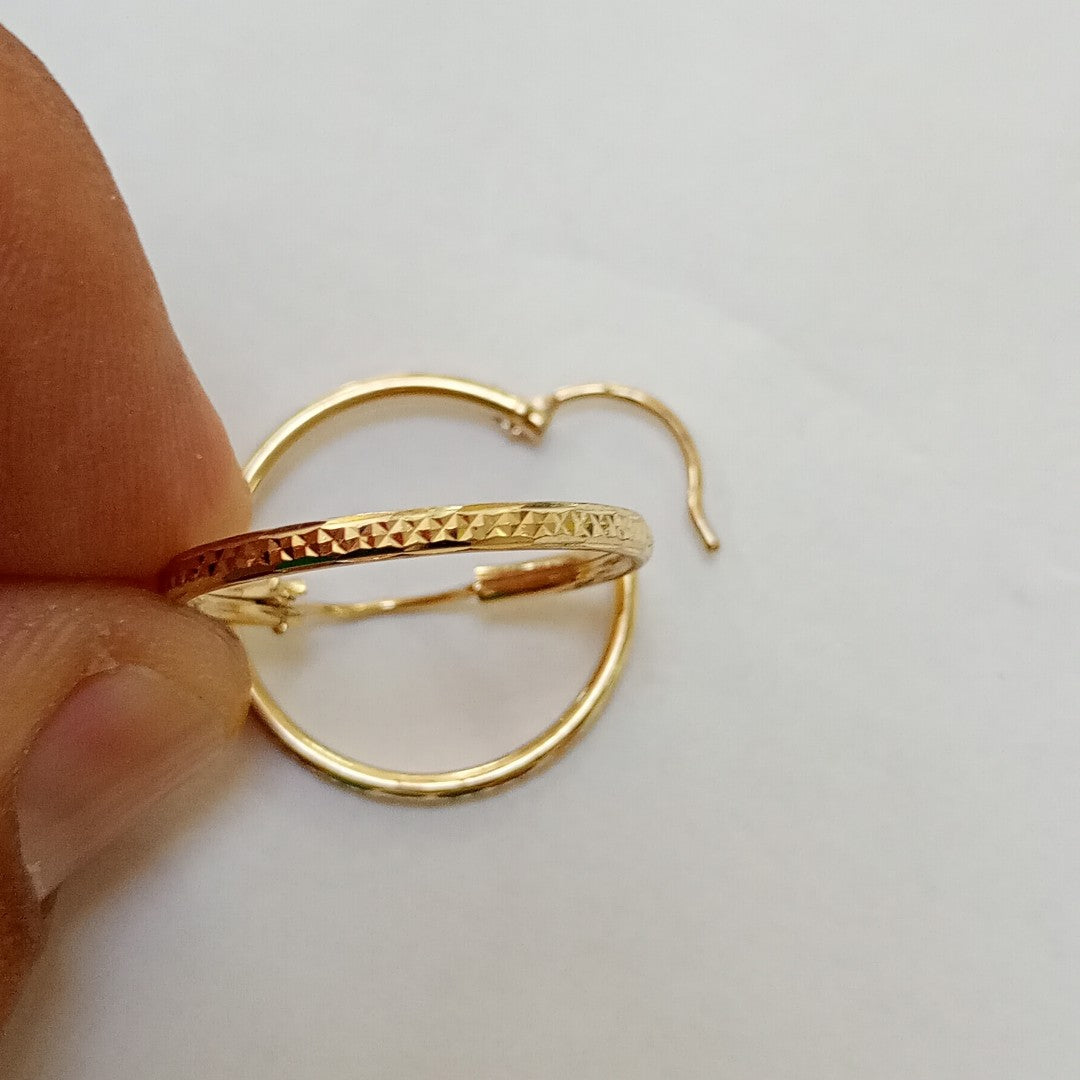 ARRACADAS PAR ORO 10 K 1.5 GRMS (SEMINUEVO)