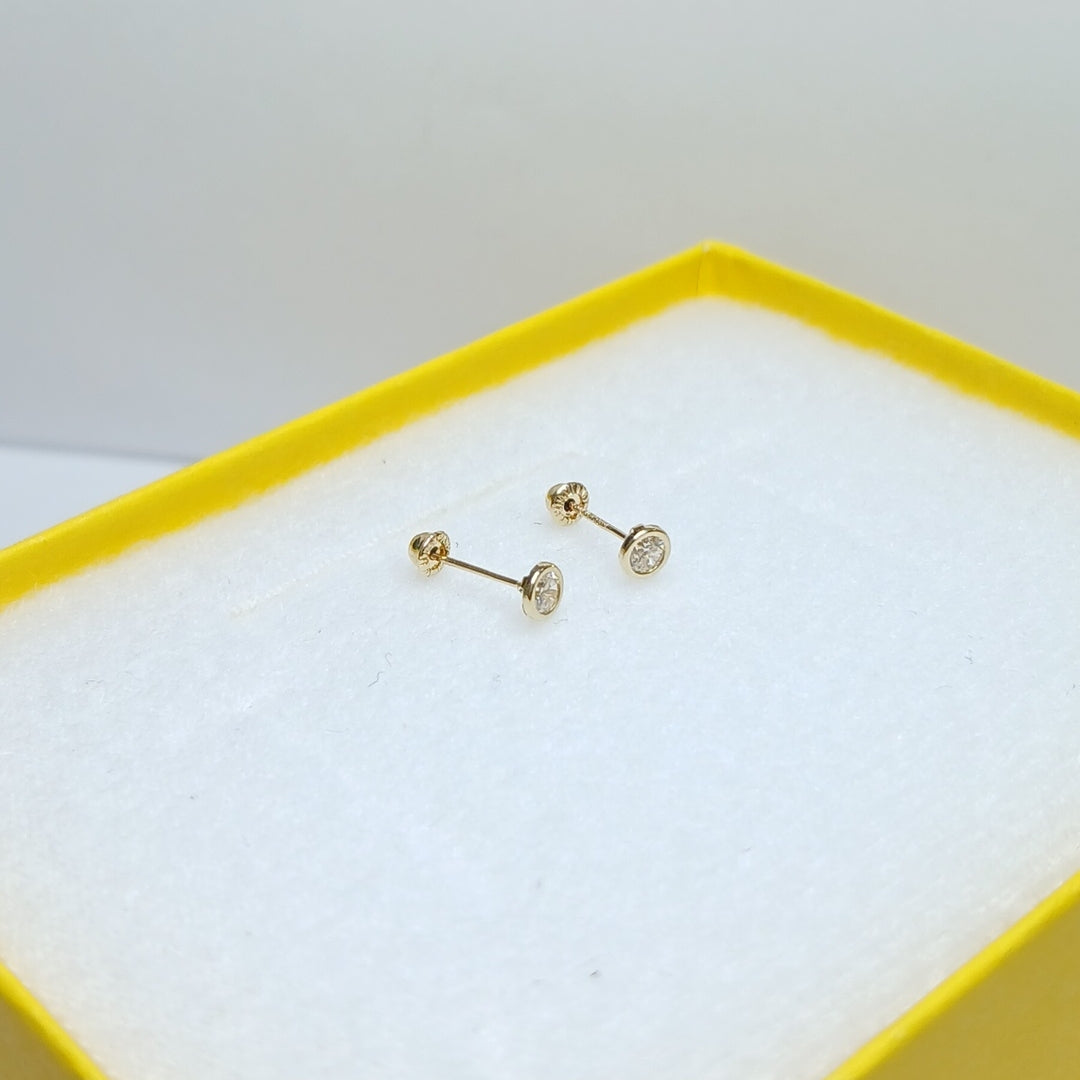 BROQUELES BROQUEL C CIRCONIA 14K 0.1501 GR (NUEVO)