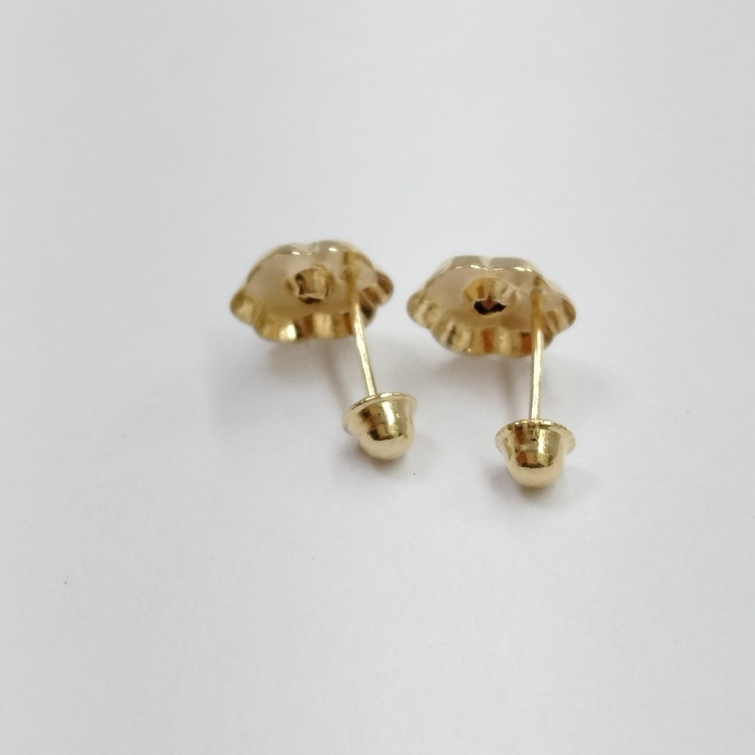 BROQUELES BROQUEL FIG FLOR C CIRCONIA 14K 0.2581 GR (NUEVO)