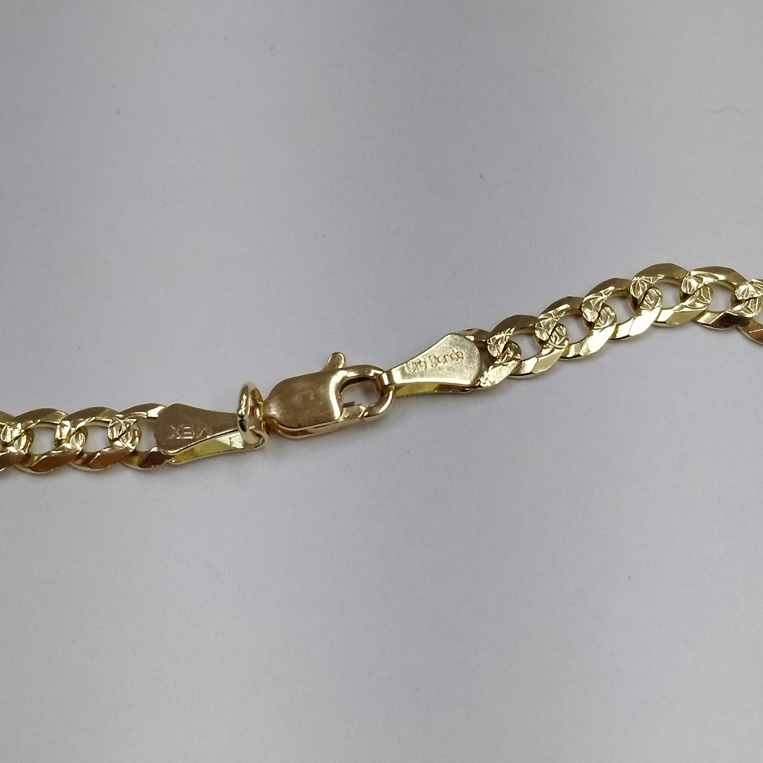 CADENA BARBADA 14K 60 CM 20.5 GR (NUEVO)
