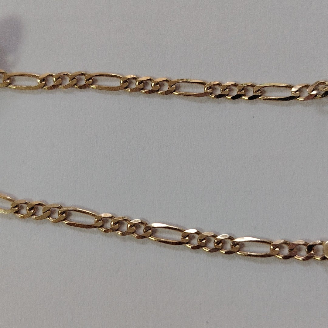 PULSERA ESCLAVA 3X1 14K 16 CM 3 GR (NUEVO)