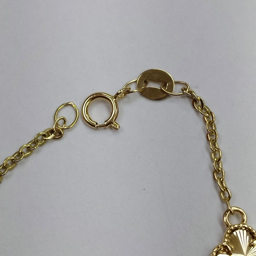 PULSERA ESPECIAL 14K 18 CM 3 GR (NUEVO)