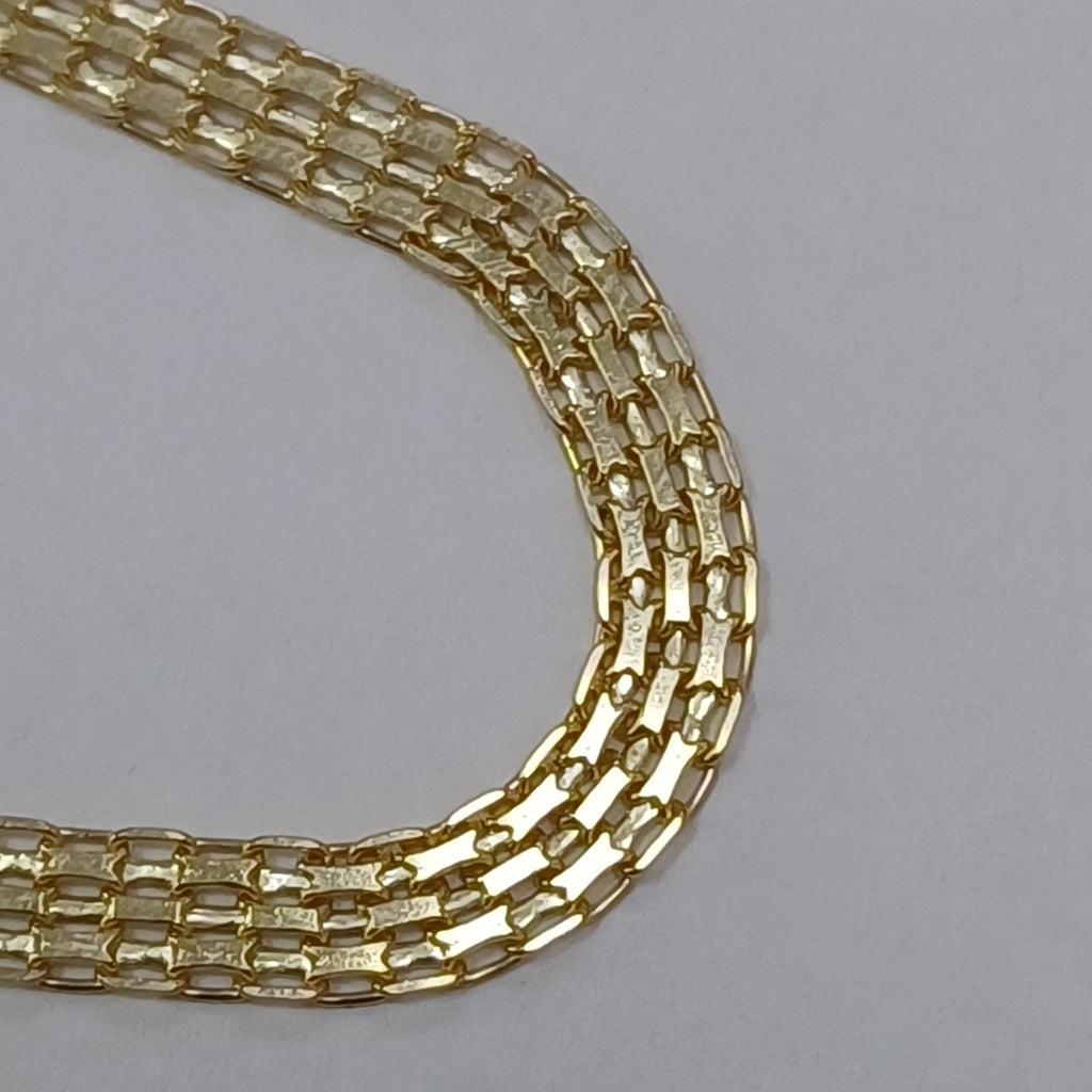 PULSERA ESPECIAL 10K 18 CM 3.9 GR (NUEVO)