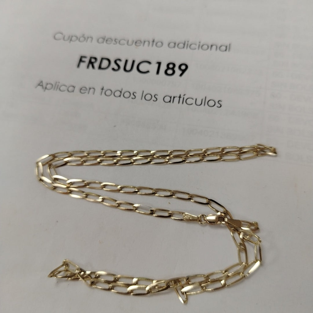 CADENA ESLABON 14K 55 CM 6.8 GR (NUEVO)
