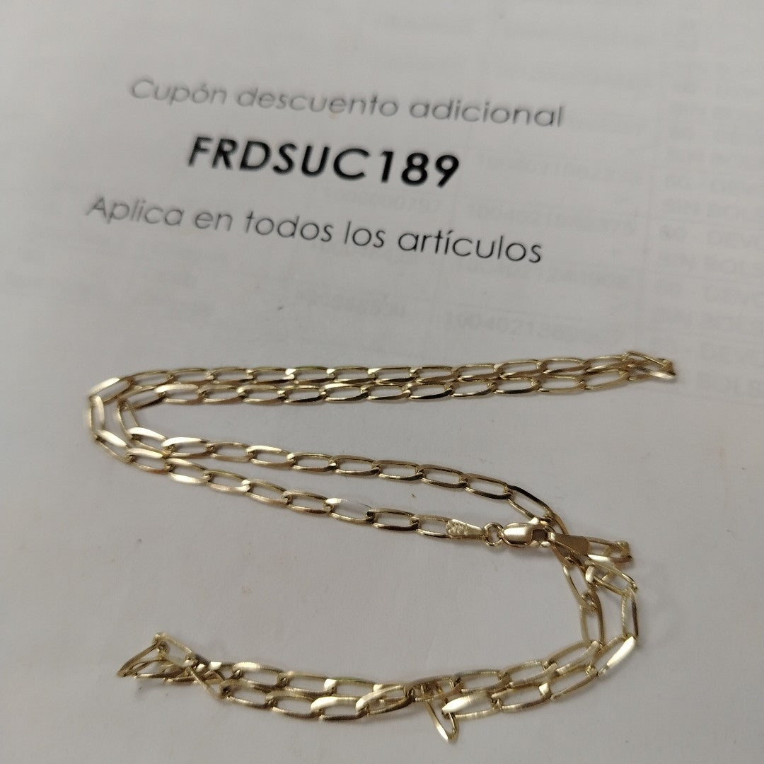 CADENA ESLABON 14K 55 CM 6.8 GR (NUEVO)